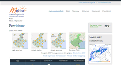Desktop Screenshot of meteosantangelo.it